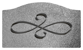 DASHELL-601-BK-SH-SL Black Scroll Shimmer Silver Background